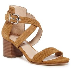 Via Spiga jobina tan suede heels size 7